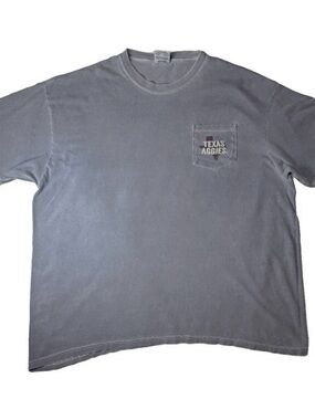 Comfort Colors Texas Aggies Pocket Tee - Gray